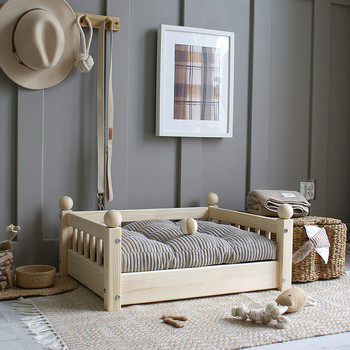 Łóżko Taco Bed Naturalne Drewno (S)